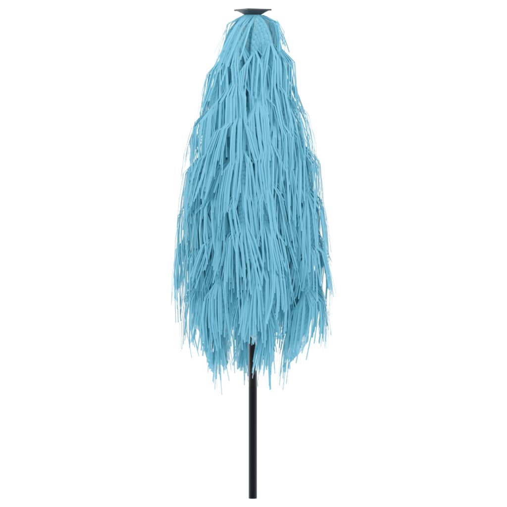 vidaXL Umbrelă soare de grădină stâlp din oțel, albastru 223x223x213cm vidaXL Umbrelă soare de grădină stâlp din oțel, albastru 223x223x213cm