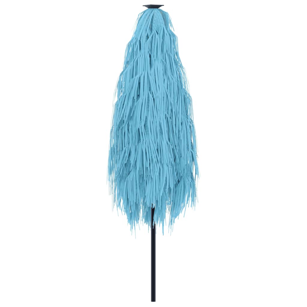 vidaXL Umbrelă soare de grădină stâlp din oțel, albastru 268x268x226cm vidaXL Umbrelă soare de grădină stâlp din oțel, albastru 268x268x226cm