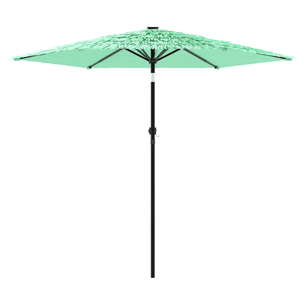 vidaXL Umbrelă soare de grădină cu stâlp din oțel verde 268x268x226 cm vidaXL Umbrelă soare de grădină cu stâlp din oțel verde 268x268x226 cm
