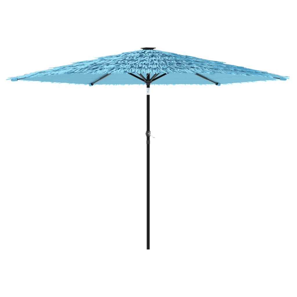 vidaXL Umbrelă soare de grădină stâlp din oțel, albastru 288x288x225cm vidaXL Umbrelă soare de grădină stâlp din oțel, albastru 288x288x225cm