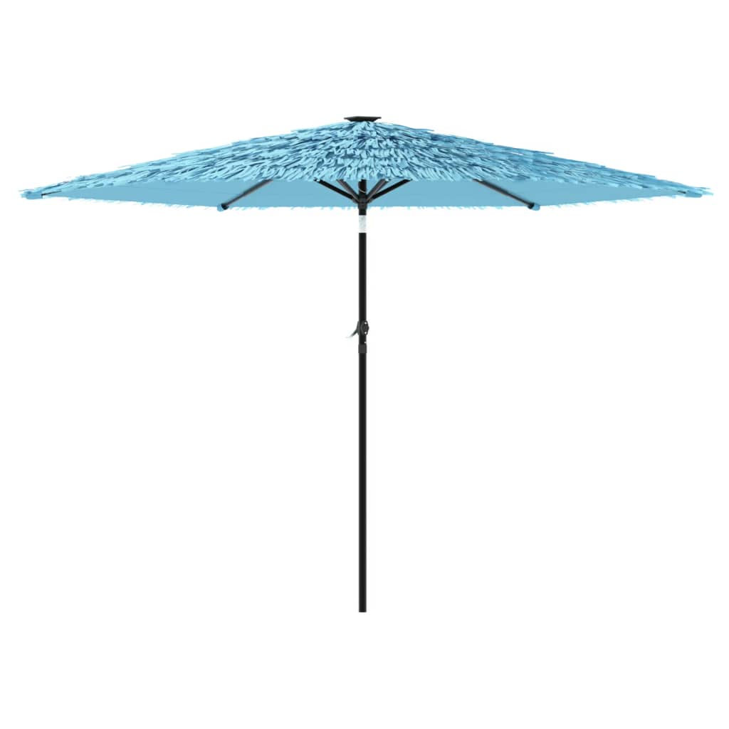 vidaXL Umbrelă soare de grădină stâlp din oțel, albastru 288x288x225cm vidaXL Umbrelă soare de grădină stâlp din oțel, albastru 288x288x225cm