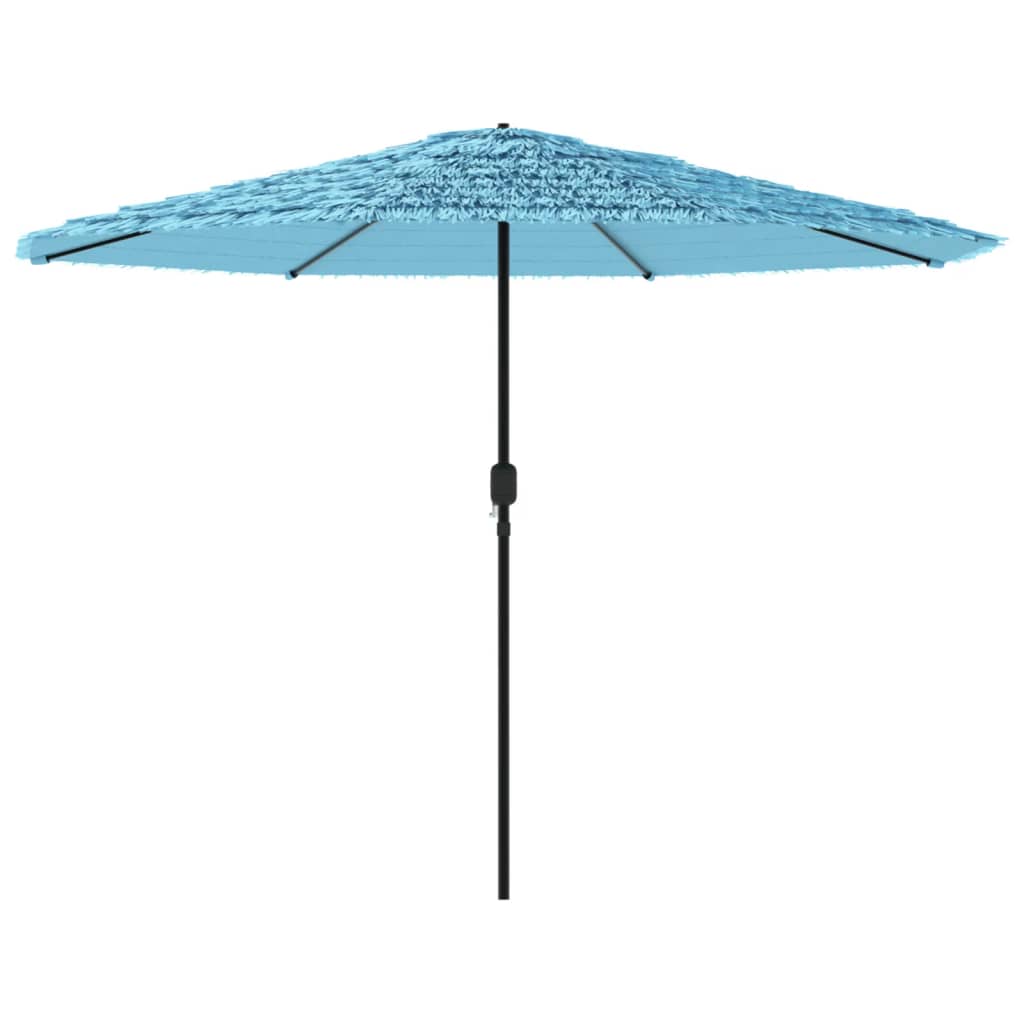 vidaXL Umbrelă soare de grădină stâlp din oțel, albastru 324x324x247cm vidaXL Umbrelă soare de grădină stâlp din oțel, albastru 324x324x247cm