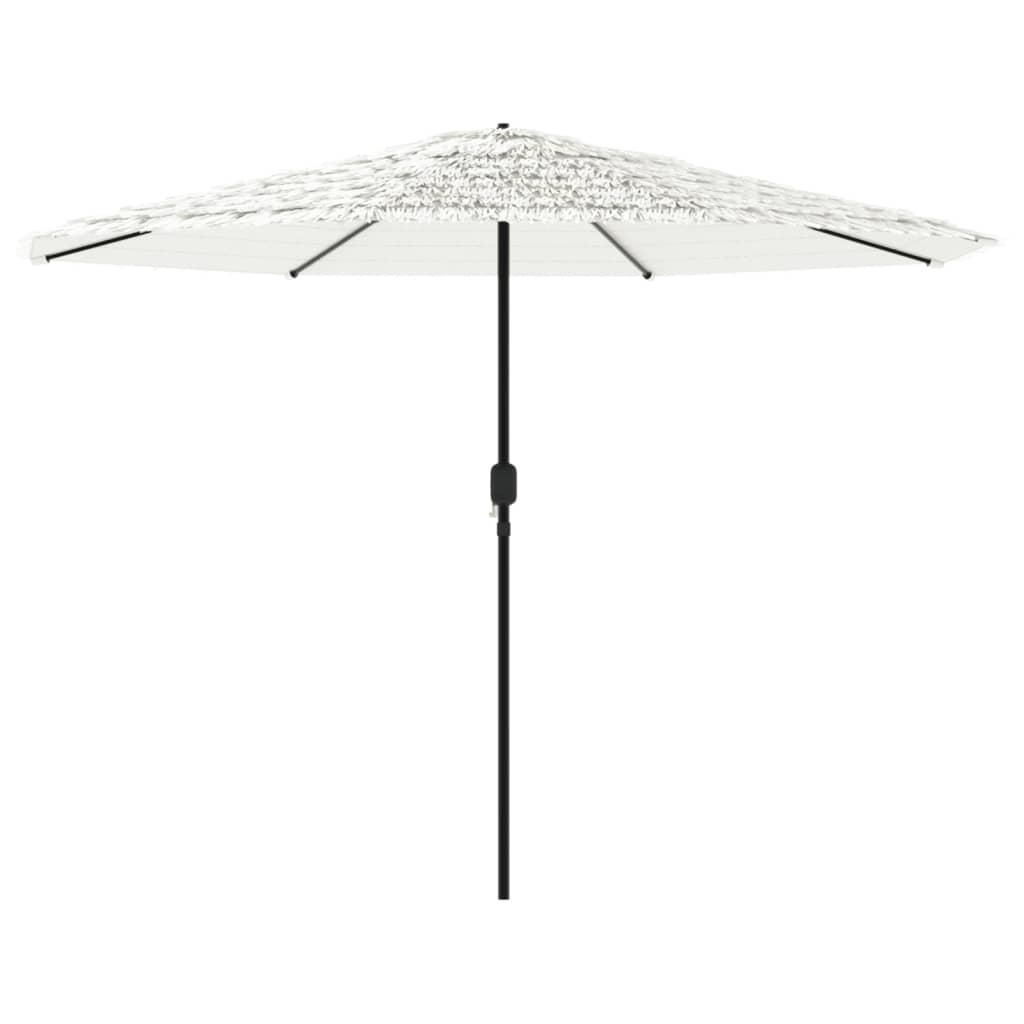 vidaXL Umbrelă soare de grădină stâlp din oțel, alb 324x324x247 cm vidaXL Umbrelă soare de grădină stâlp din oțel, alb 324x324x247 cm