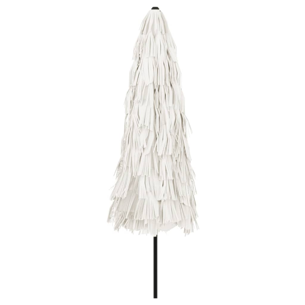 vidaXL Umbrelă soare de grădină stâlp din oțel, alb 324x324x247 cm vidaXL Umbrelă soare de grădină stâlp din oțel, alb 324x324x247 cm