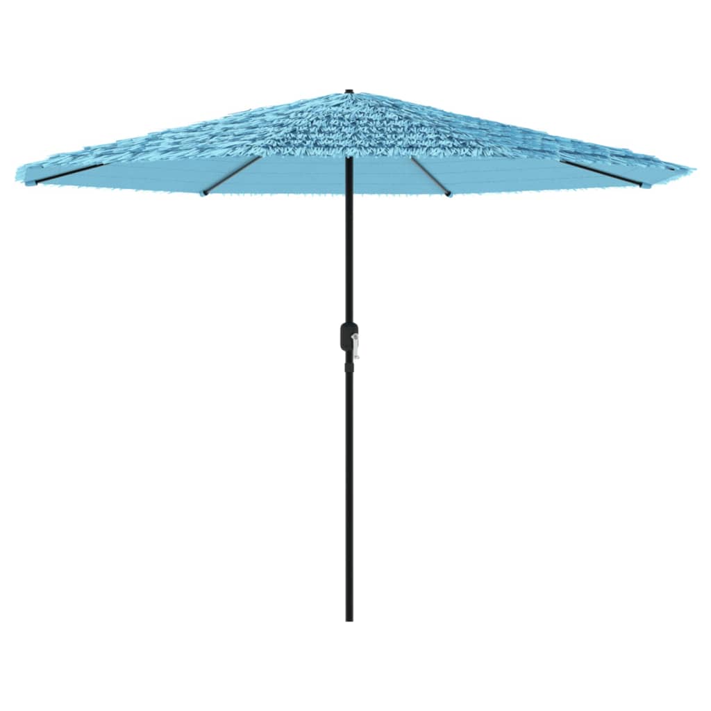 vidaXL Umbrelă soare de grădină stâlp din oțel, albastru 388x388x248cm vidaXL Umbrelă soare de grădină stâlp din oțel, albastru 388x388x248cm