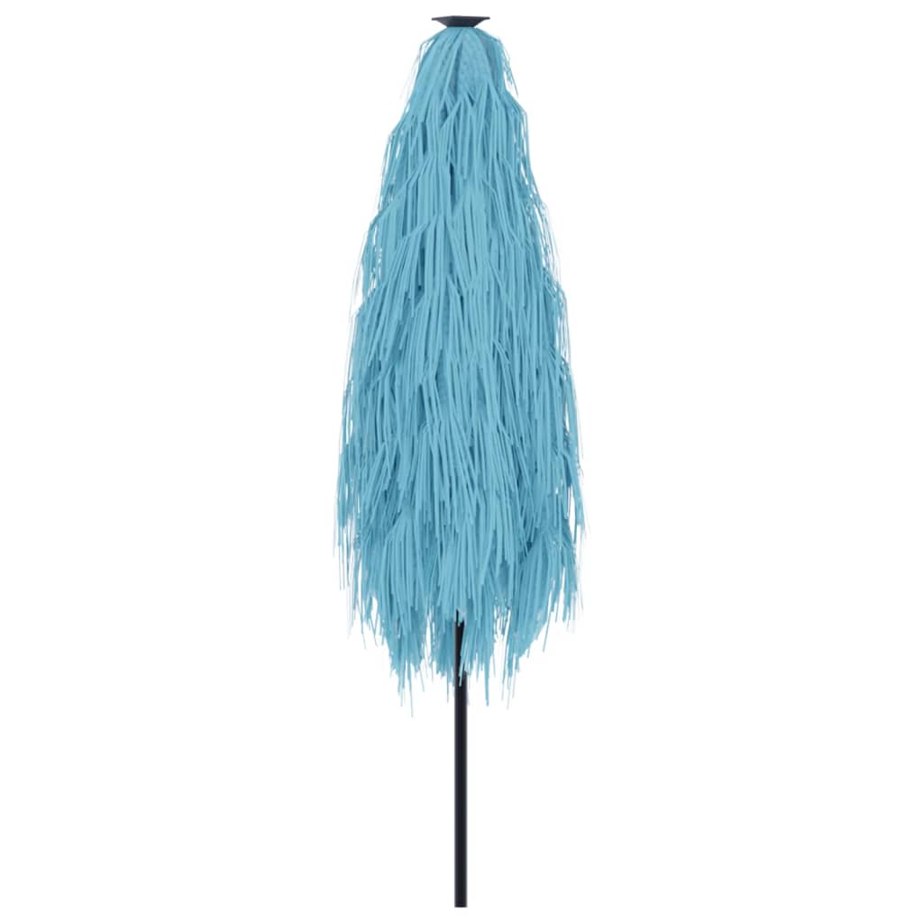 vidaXL Umbrelă soare de grădină stâlp din oțel, albastru 388x388x248cm vidaXL Umbrelă soare de grădină stâlp din oțel, albastru 388x388x248cm