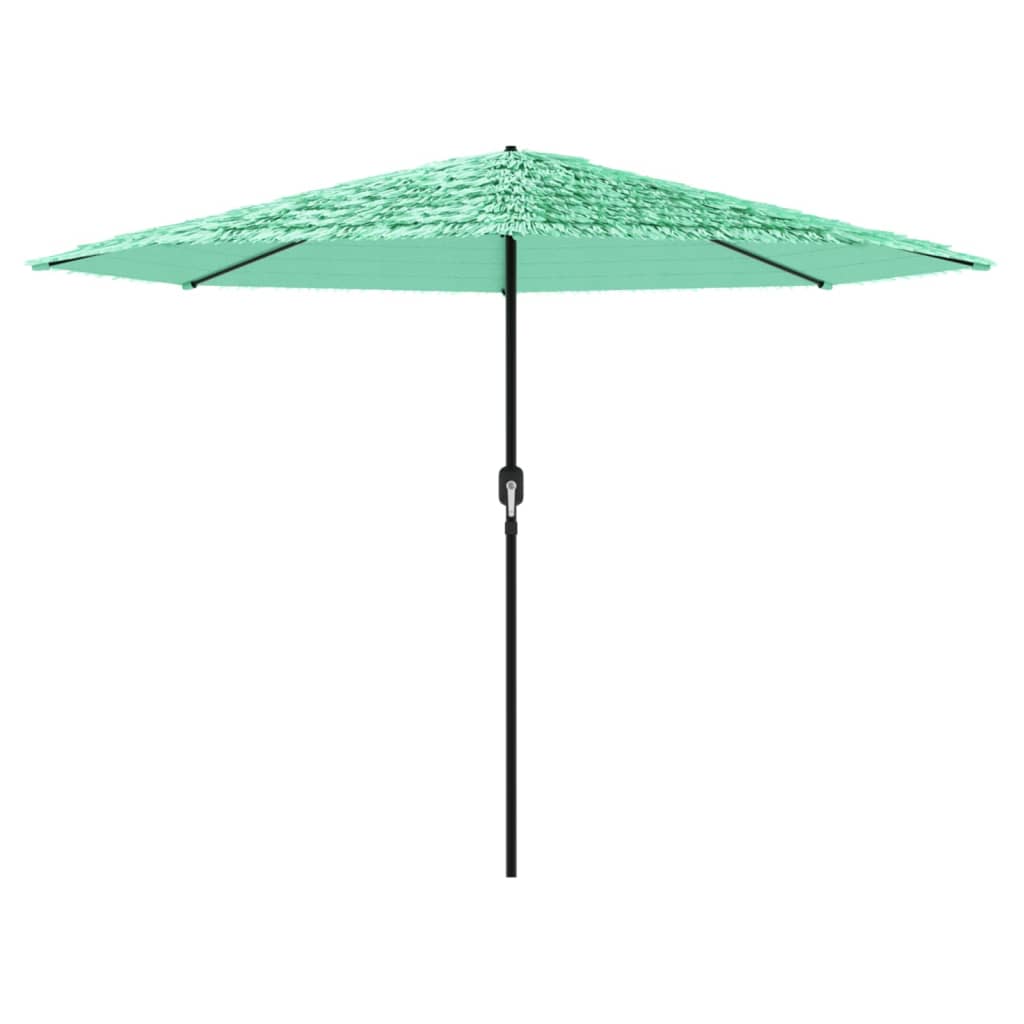 vidaXL Umbrelă soare de grădină stâlp din lemn verde 388x388x248 cm vidaXL Umbrelă soare de grădină stâlp din lemn verde 388x388x248 cm
