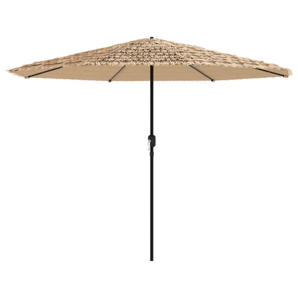 vidaXL Umbrelă soare de grădină cu stâlp din oțel, maro 324x324x247 cm vidaXL Umbrelă soare de grădină cu stâlp din oțel, maro 324x324x247 cm