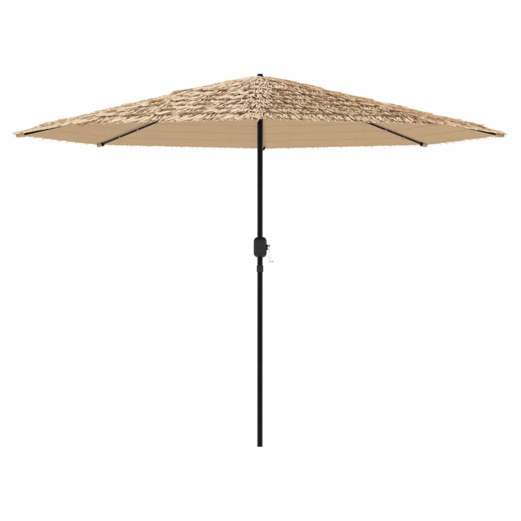 vidaXL Umbrelă soare de grădină cu stâlp din oțel, maro 324x324x247 cm vidaXL Umbrelă soare de grădină cu stâlp din oțel, maro 324x324x247 cm