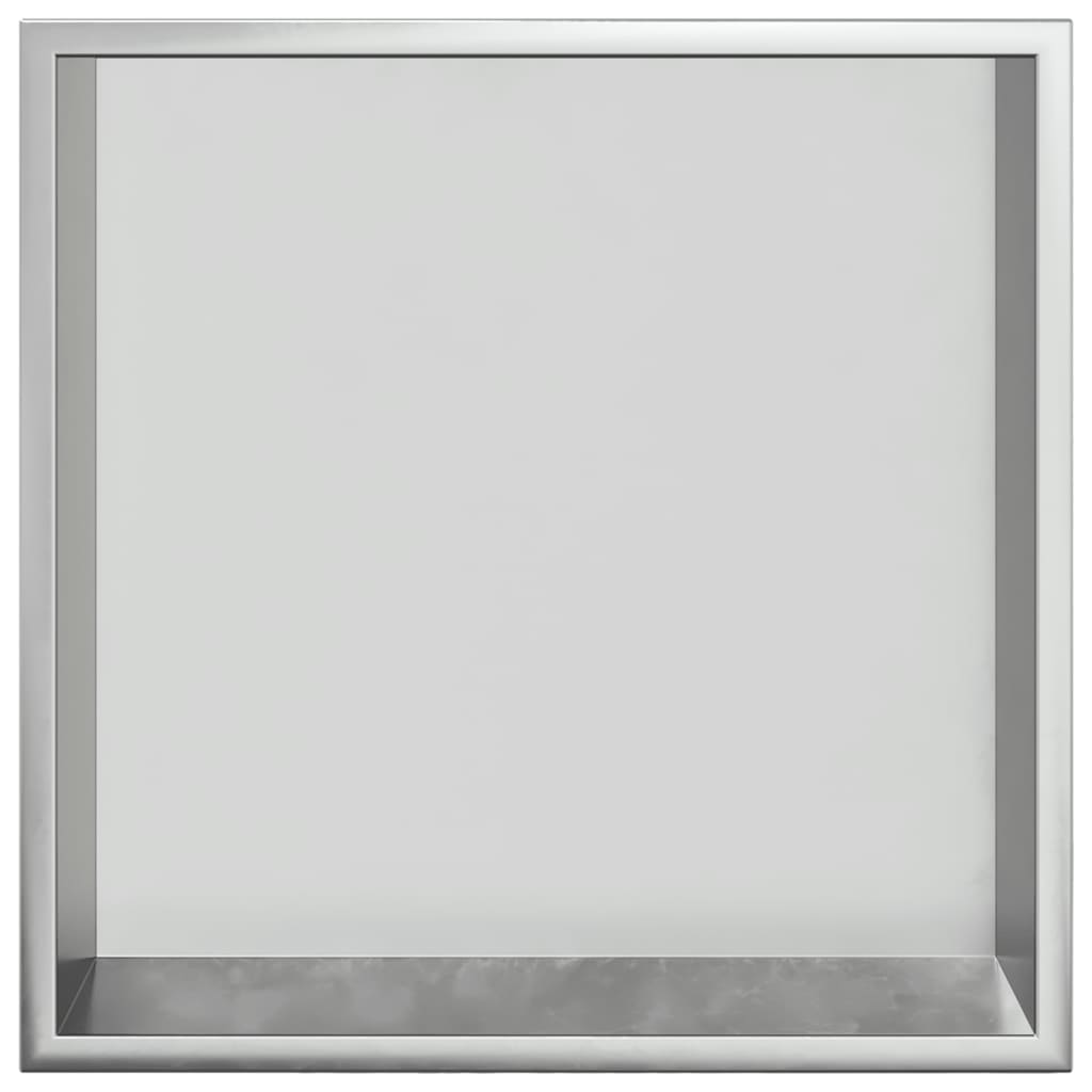 vidaXL Nișă de duș, argintiu periat, 32x32x9 cm, oțel inoxidabil vidaXL Nișă de duș, argintiu periat, 32x32x9 cm, oțel inoxidabil