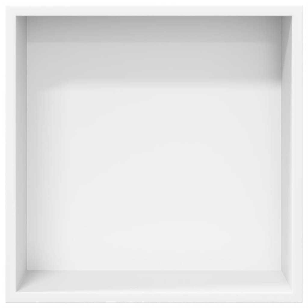 vidaXL Nișă de duș, alb mat, 32x32x9 cm, oțel inoxidabil vidaXL Nișă de duș, alb mat, 32x32x9 cm, oțel inoxidabil