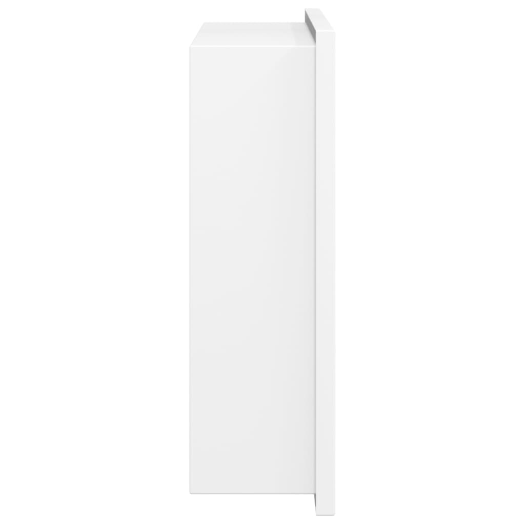 vidaXL Nișă de duș, alb mat, 32x32x9 cm, oțel inoxidabil vidaXL Nișă de duș, alb mat, 32x32x9 cm, oțel inoxidabil