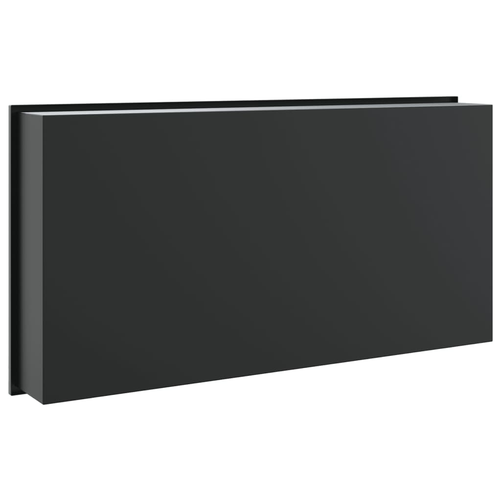 vidaXL Nișă de duș, negru mat, 62x32x9 cm, oțel inoxidabil vidaXL Nișă de duș, negru mat, 62x32x9 cm, oțel inoxidabil
