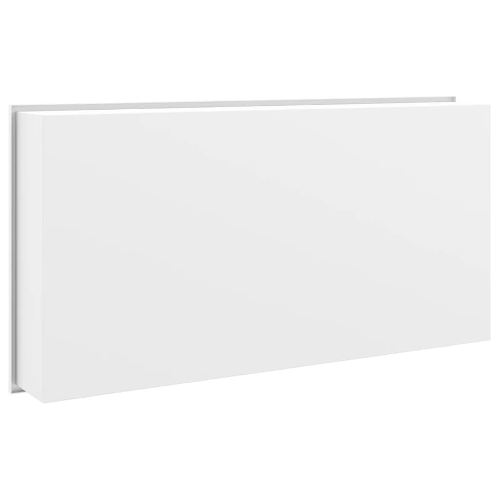 vidaXL Nișă de duș, alb mat, 62x32x9 cm, oțel inoxidabil vidaXL Nișă de duș, alb mat, 62x32x9 cm, oțel inoxidabil