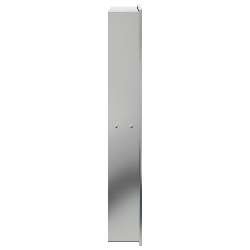 vidaXL Nișă de duș, argintiu periat, 32x62x9 cm, oțel inoxidabil vidaXL Nișă de duș, argintiu periat, 32x62x9 cm, oțel inoxidabil