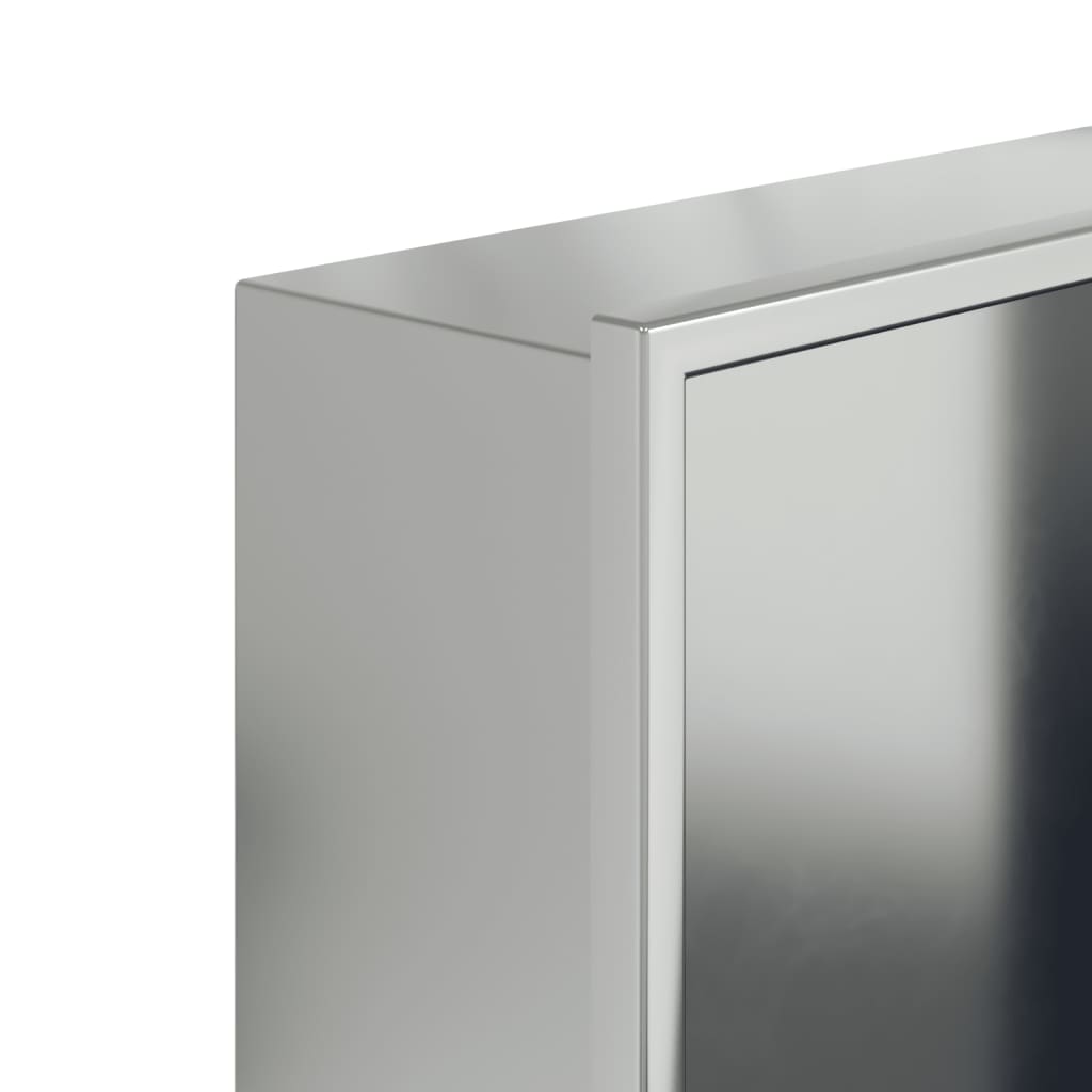 vidaXL Nișă de duș, argintiu periat, 32x62x9 cm, oțel inoxidabil vidaXL Nișă de duș, argintiu periat, 32x62x9 cm, oțel inoxidabil