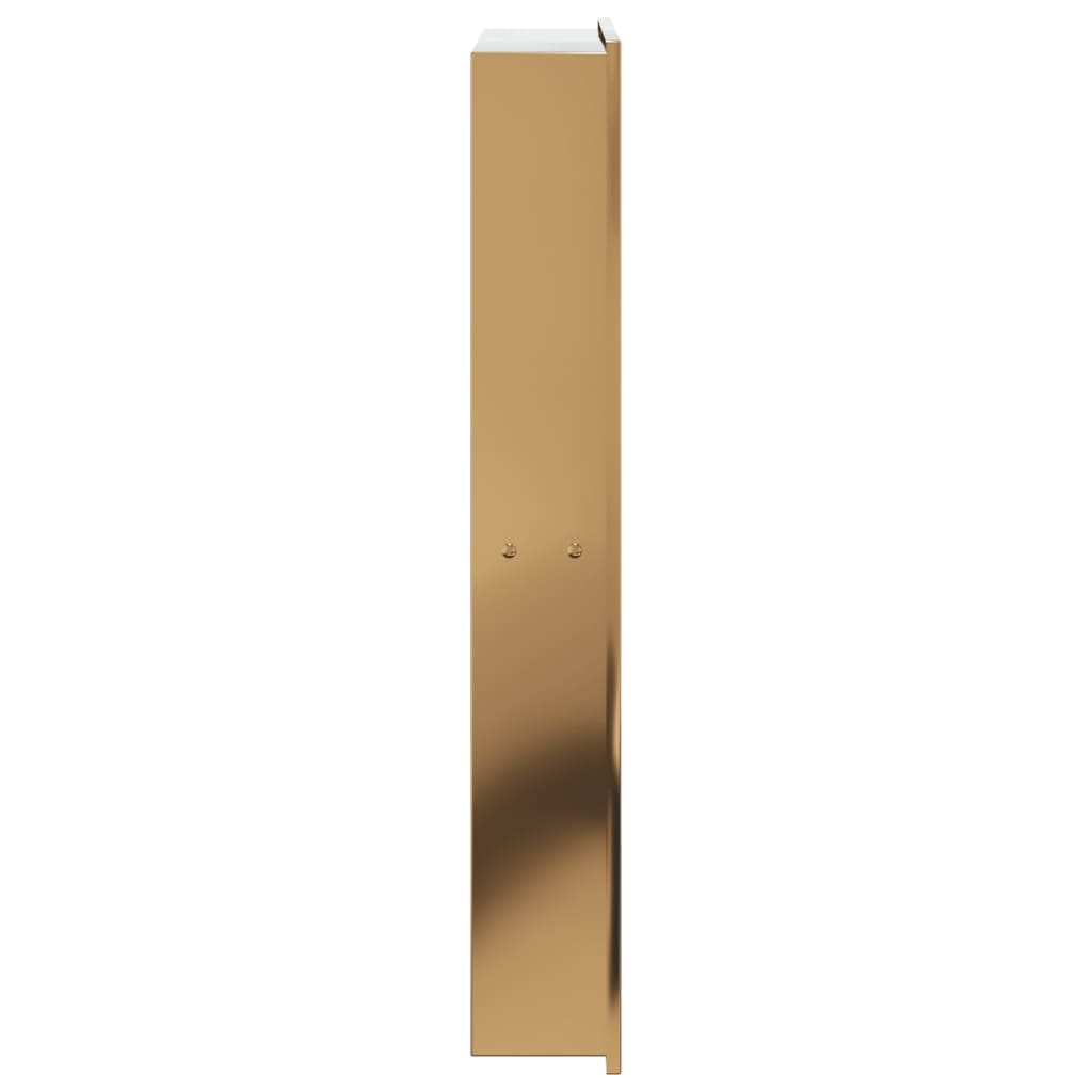 vidaXL Nișă de duș, auriu periat, 32x62x9 cm, oțel inoxidabil vidaXL Nișă de duș, auriu periat, 32x62x9 cm, oțel inoxidabil