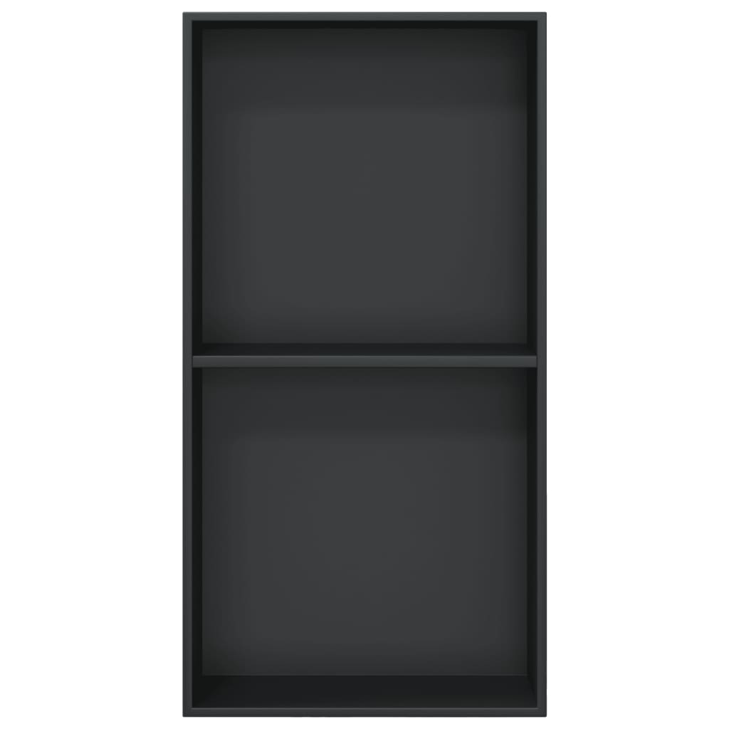 vidaXL Nișă de duș, negru mat, 32x62x9 cm, oțel inoxidabil vidaXL Nișă de duș, negru mat, 32x62x9 cm, oțel inoxidabil