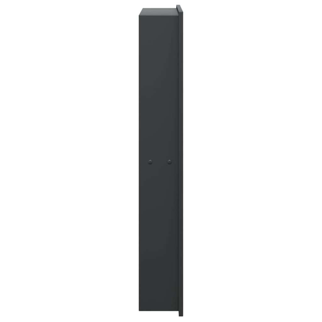 vidaXL Nișă de duș, negru mat, 32x62x9 cm, oțel inoxidabil vidaXL Nișă de duș, negru mat, 32x62x9 cm, oțel inoxidabil