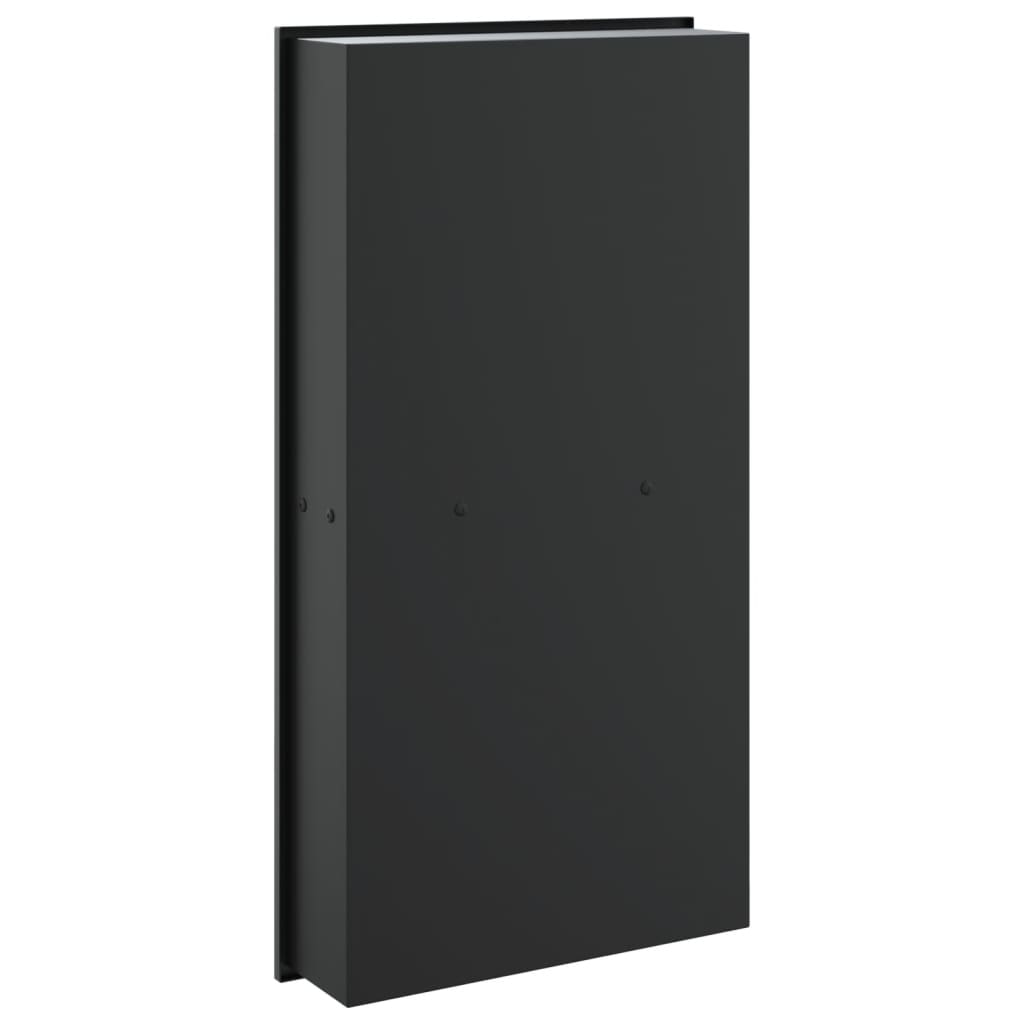 vidaXL Nișă de duș, negru mat, 32x62x9 cm, oțel inoxidabil vidaXL Nișă de duș, negru mat, 32x62x9 cm, oțel inoxidabil