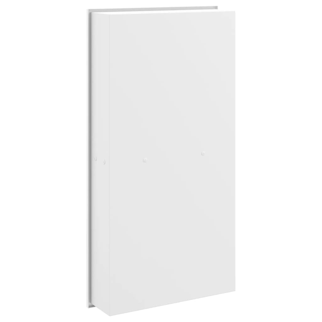 vidaXL Nișă de duș, alb mat, 32x62x9 cm, oțel inoxidabil vidaXL Nișă de duș, alb mat, 32x62x9 cm, oțel inoxidabil