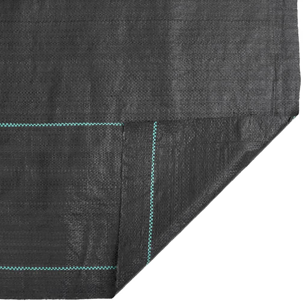 vidaXL Membrană antiburuieni, negru, 1,5x50 m, PP vidaXL Membrană antiburuieni, negru, 1,5x50 m, PP
