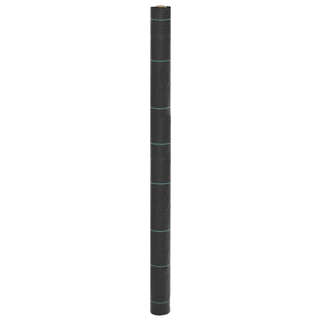 vidaXL Membrană antiburuieni, negru, 1,5x50 m, PP vidaXL Membrană antiburuieni, negru, 1,5x50 m, PP