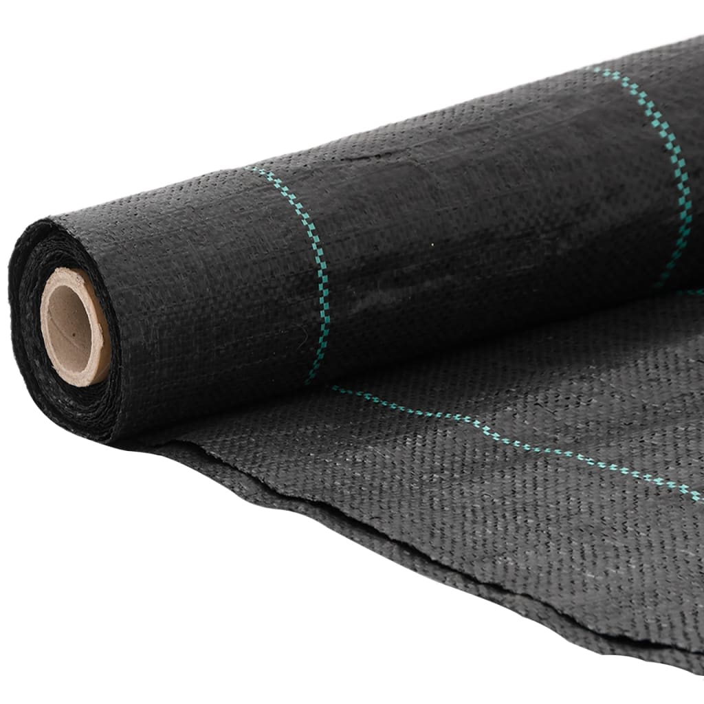 vidaXL Membrană antiburuieni, negru, 2x200 m, PP vidaXL Membrană antiburuieni, negru, 2x200 m, PP