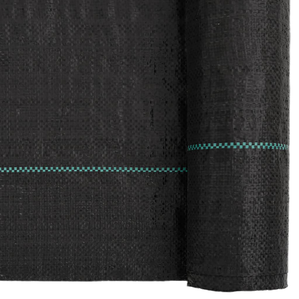 vidaXL Membrană antiburuieni, negru, 2x200 m, PP vidaXL Membrană antiburuieni, negru, 2x200 m, PP