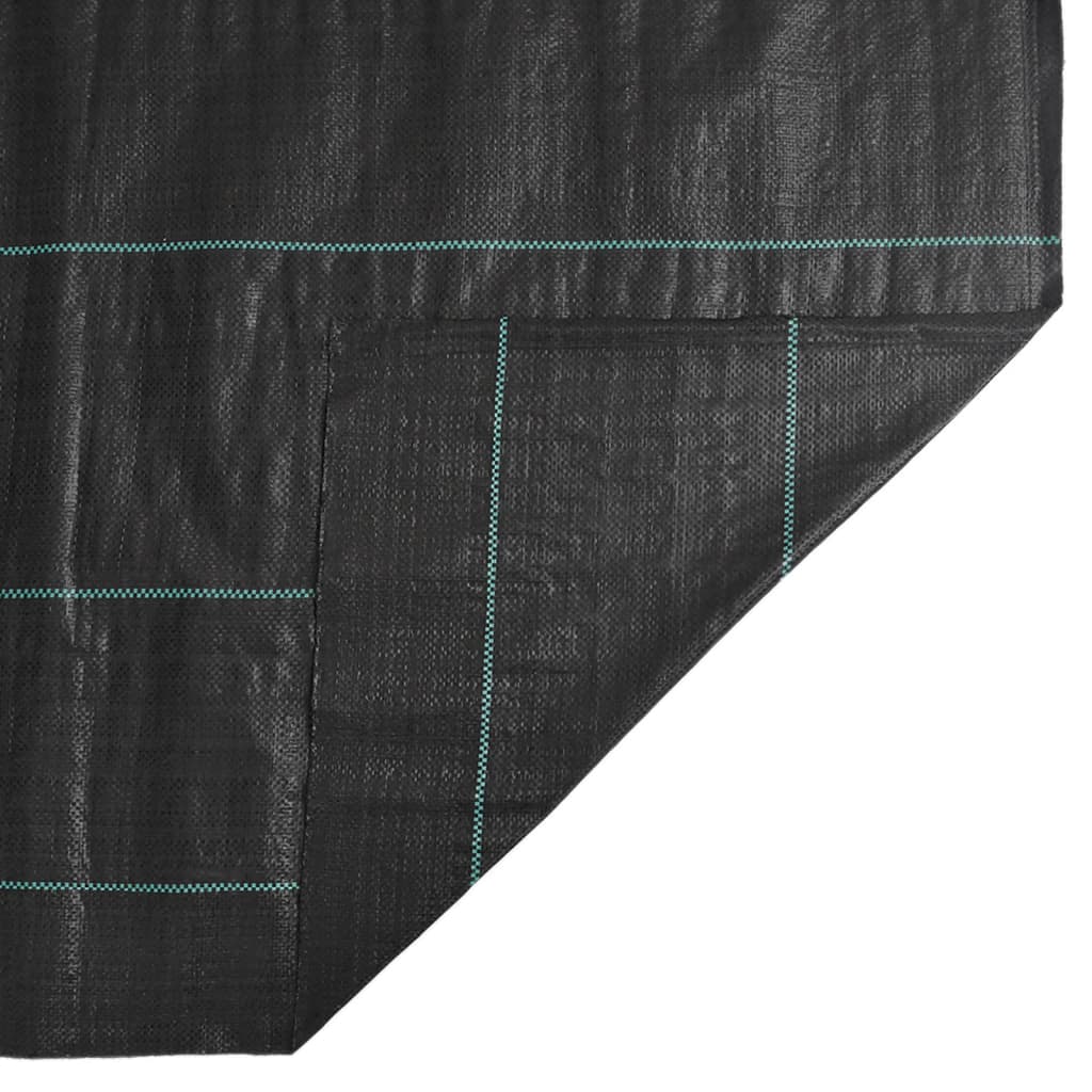 vidaXL Membrană antiburuieni, negru, 2x200 m, PP vidaXL Membrană antiburuieni, negru, 2x200 m, PP