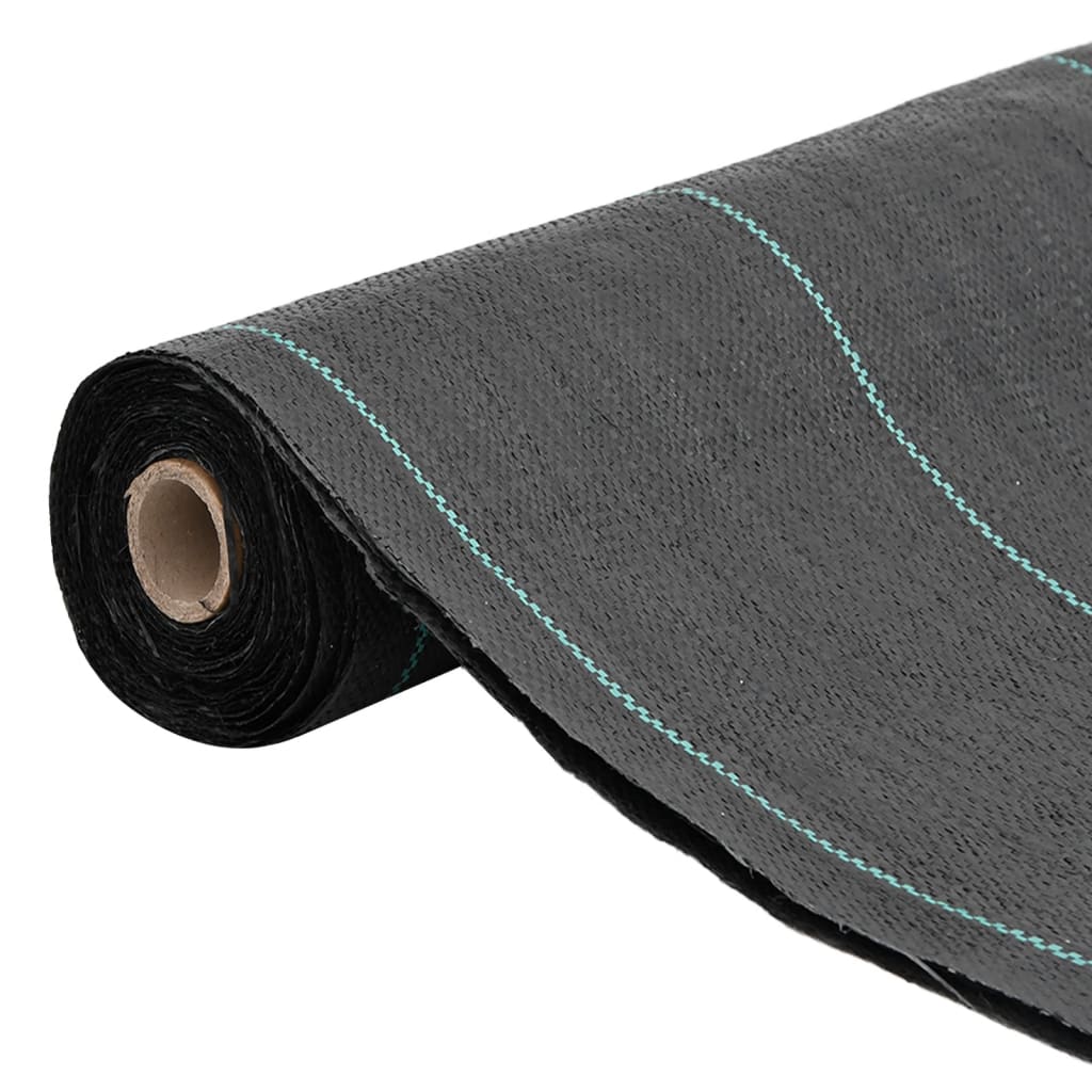 vidaXL Membrană antiburuieni, negru, 0,5x150 m, PP vidaXL Membrană antiburuieni, negru, 0,5x150 m, PP