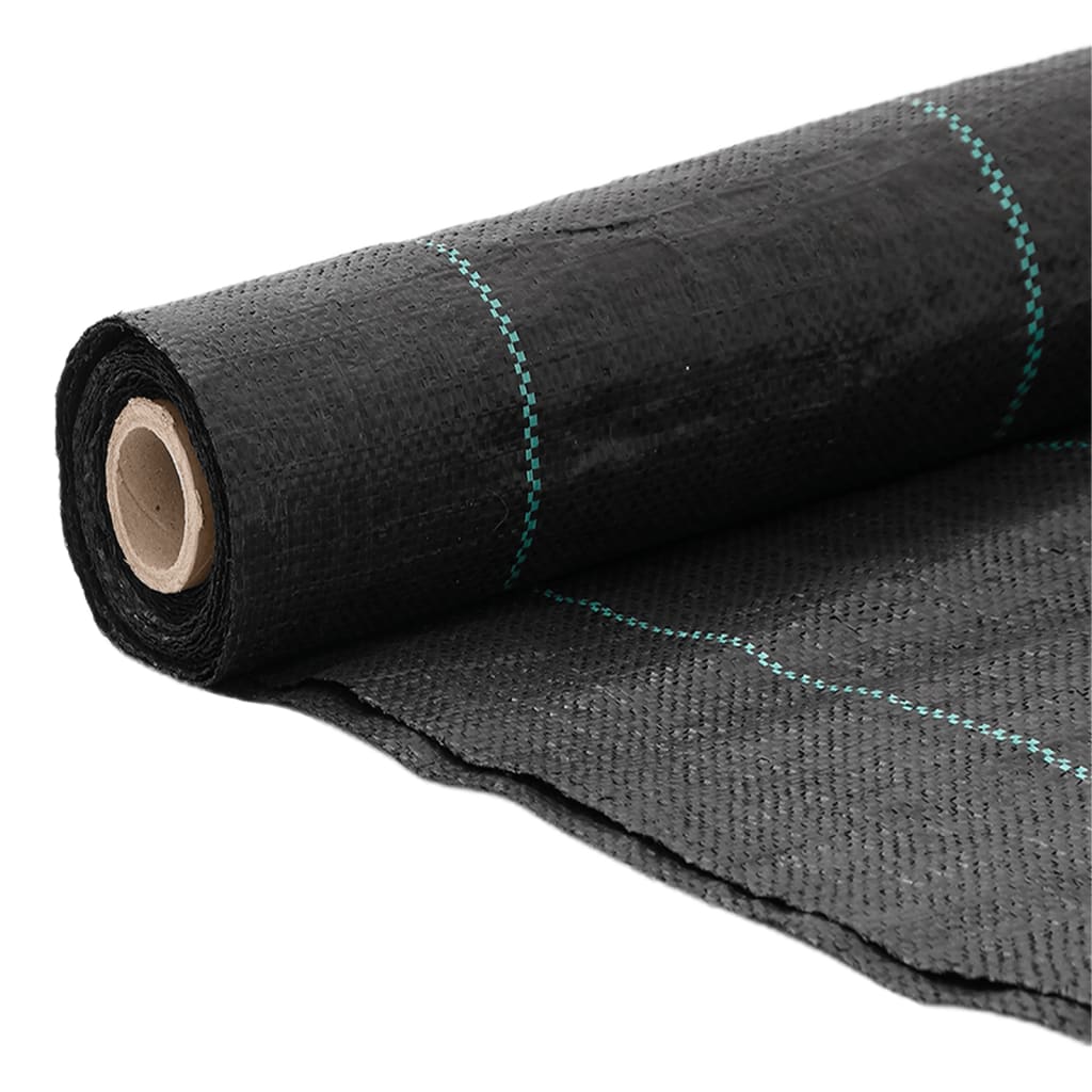 vidaXL Membrană antiburuieni, negru, 1x25 m, PP vidaXL Membrană antiburuieni, negru, 1x25 m, PP