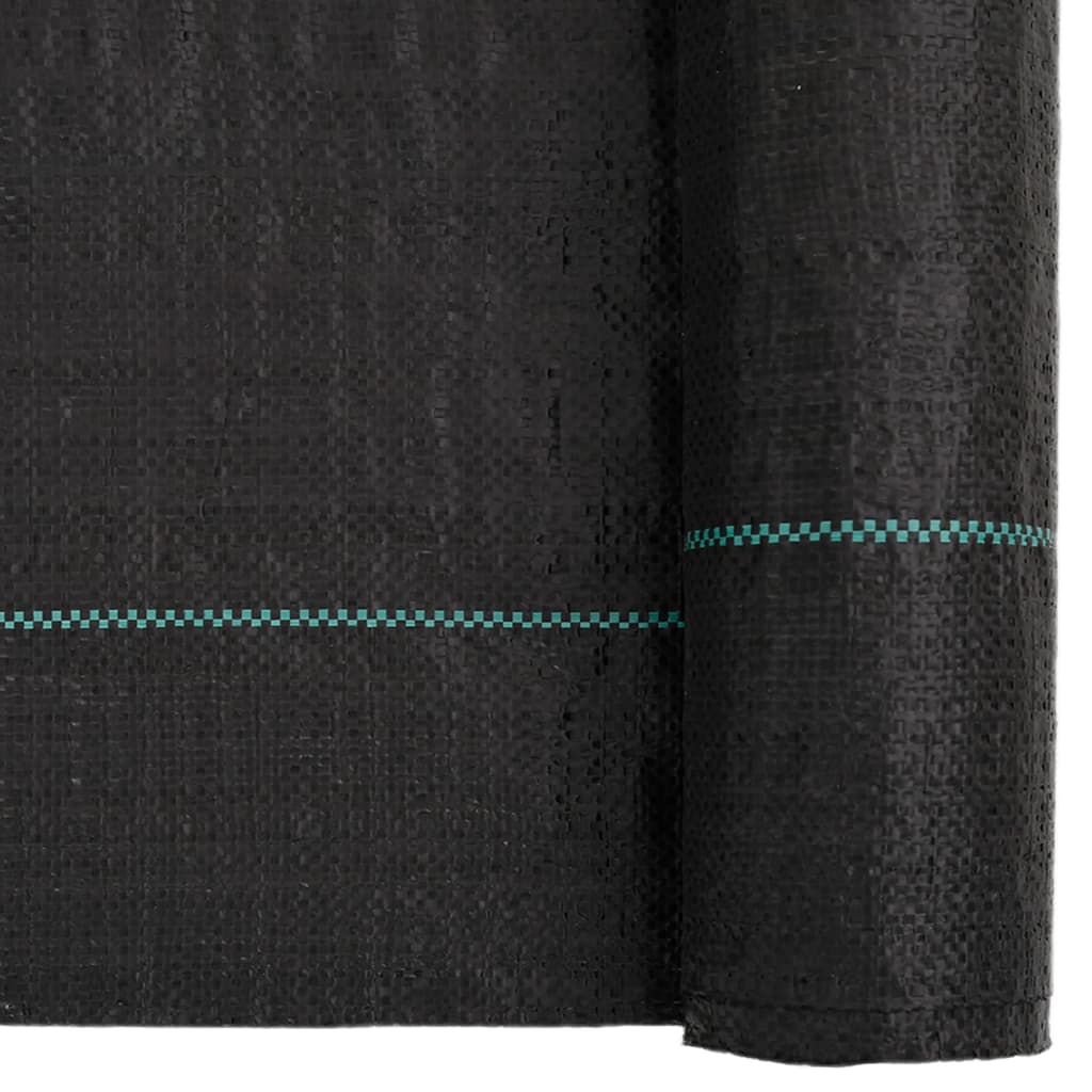 vidaXL Membrană antiburuieni, negru, 1x150 m, PP