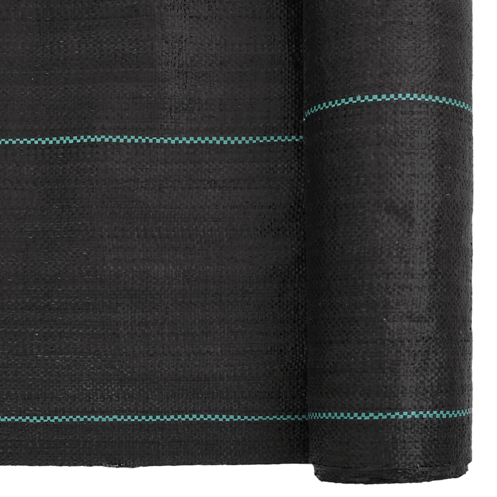 vidaXL Membrană antiburuieni, negru, 1,5x10 m, PP vidaXL Membrană antiburuieni, negru, 1,5x10 m, PP