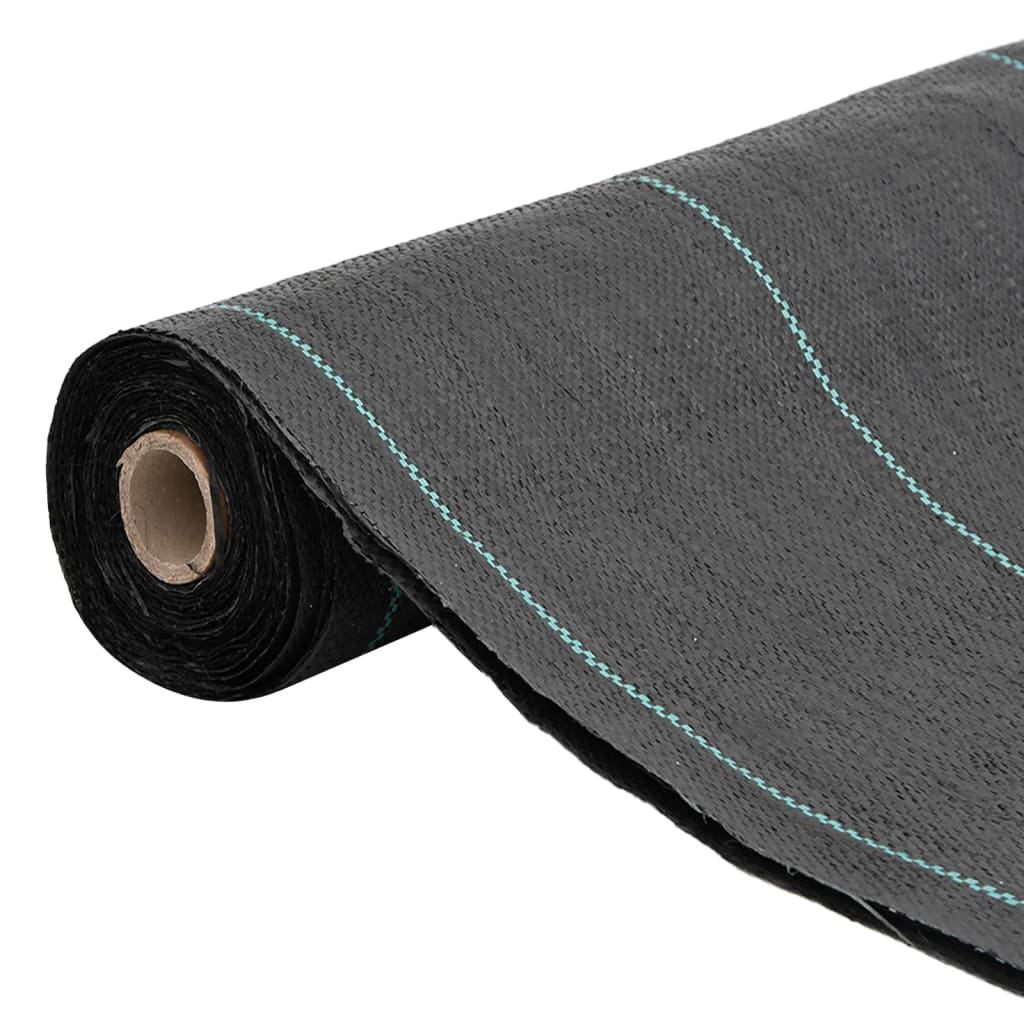 vidaXL Membrană antiburuieni, negru, 1,5x100 m, PP vidaXL Membrană antiburuieni, negru, 1,5x100 m, PP