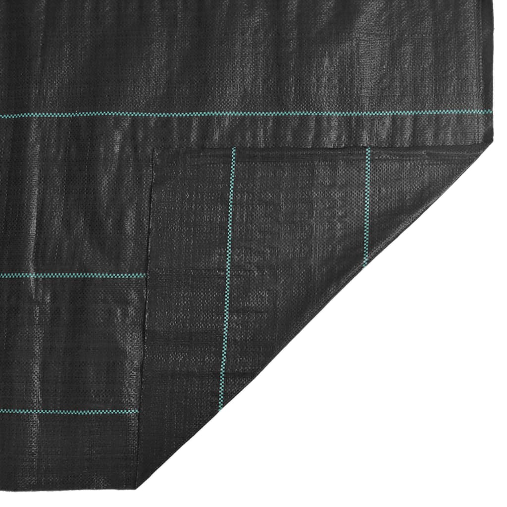 vidaXL Membrană antiburuieni, negru, 2x50 m, PP vidaXL Membrană antiburuieni, negru, 2x50 m, PP