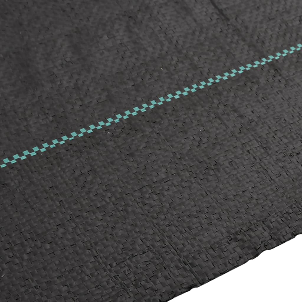 vidaXL Membrană antiburuieni, negru, 4x25 m, PP vidaXL Membrană antiburuieni, negru, 4x25 m, PP