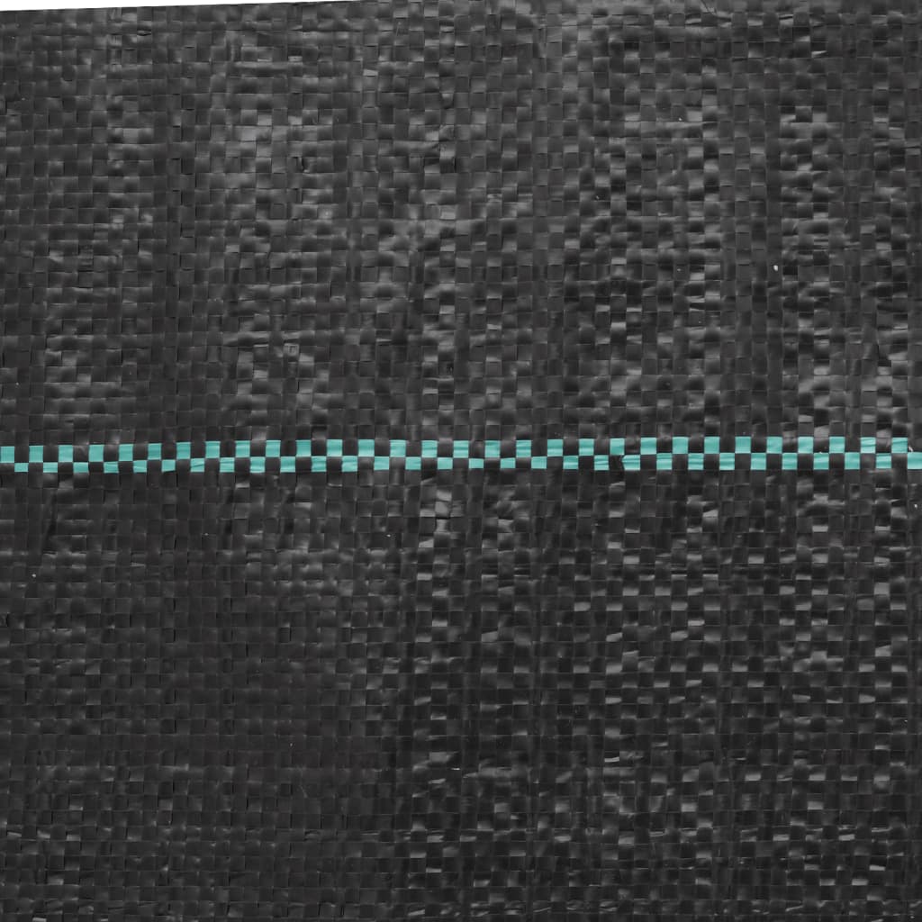 vidaXL Membrană antiburuieni, negru, 4x25 m, PP vidaXL Membrană antiburuieni, negru, 4x25 m, PP