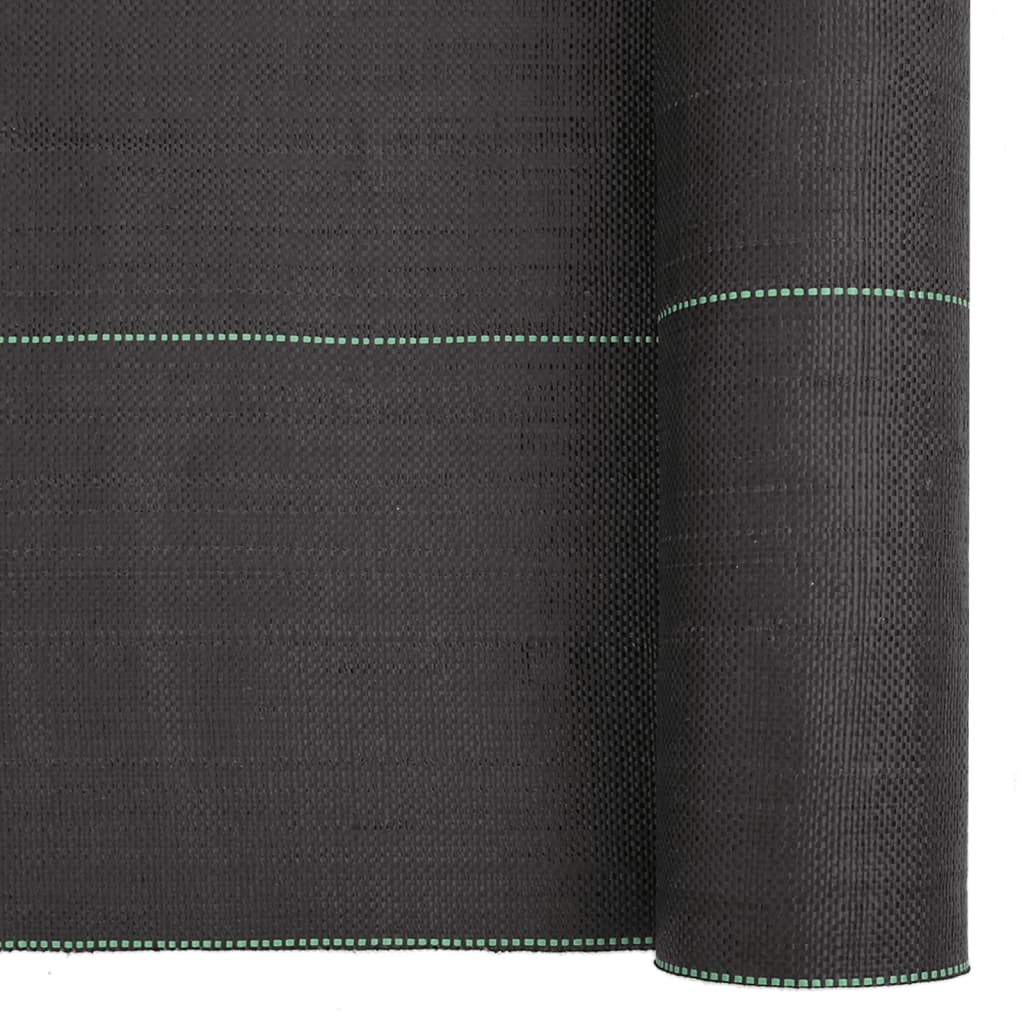 vidaXL Membrană antiburuieni, negru, 0,5x100 m, PP