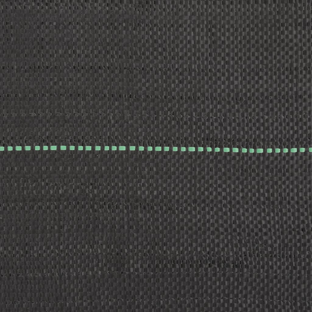 vidaXL Membrană antiburuieni, negru, 1x10 m, PP vidaXL Membrană antiburuieni, negru, 1x10 m, PP