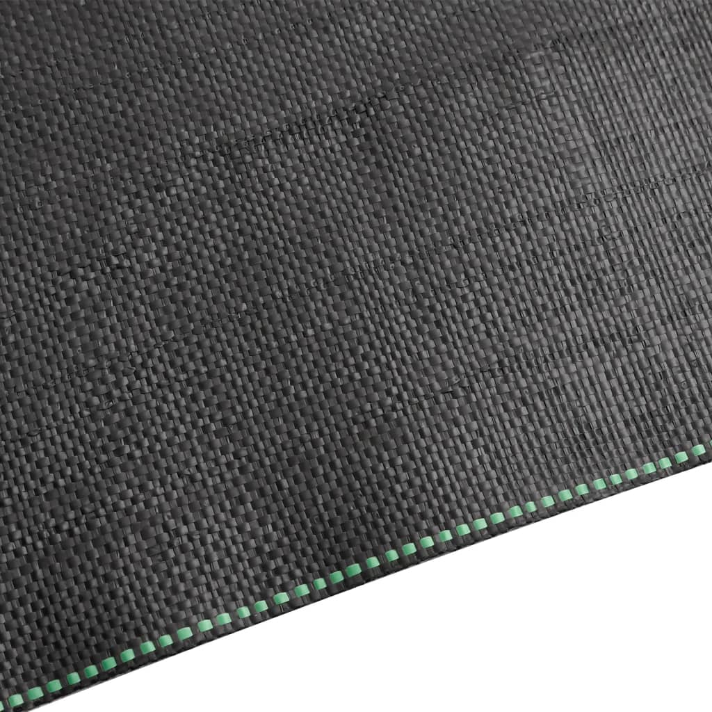 vidaXL Membrană antiburuieni, negru, 1,5x50 m, PP vidaXL Membrană antiburuieni, negru, 1,5x50 m, PP