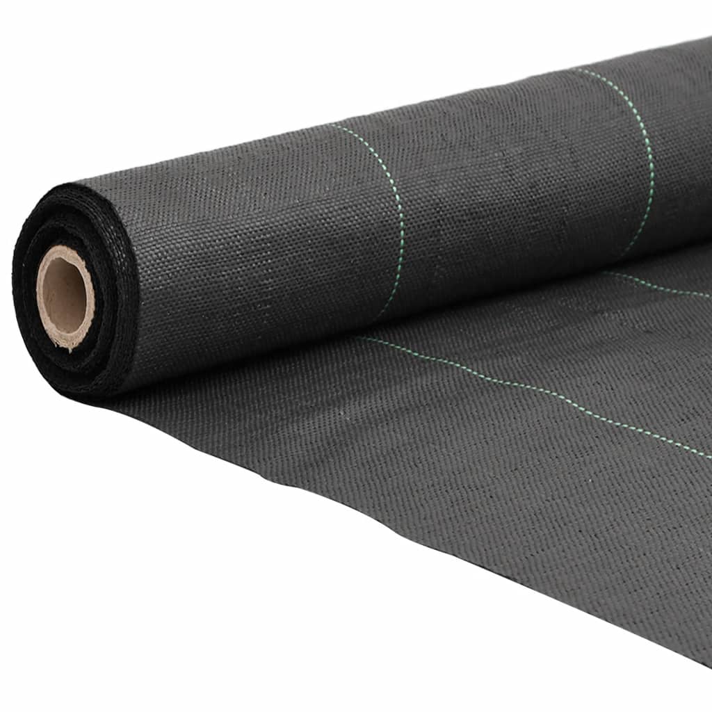 vidaXL Membrană antiburuieni, negru, 2x25 m, PP vidaXL Membrană antiburuieni, negru, 2x25 m, PP