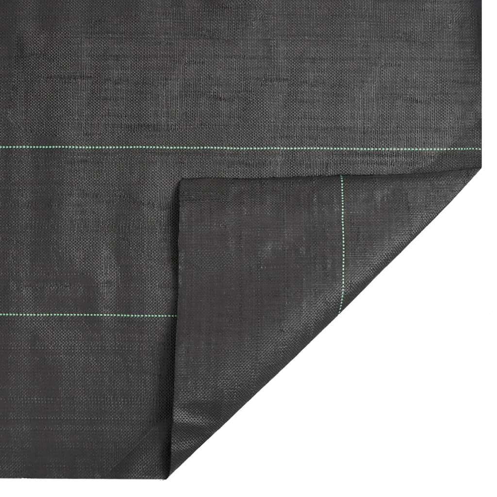 vidaXL Membrană antiburuieni, negru, 2x50 m, PP vidaXL Membrană antiburuieni, negru, 2x50 m, PP