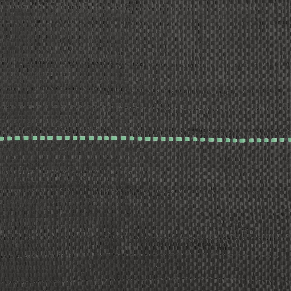 vidaXL Membrană antiburuieni, negru, 4x25 m, PP