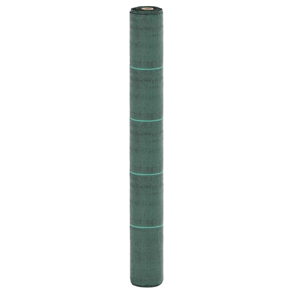 vidaXL Membrană antiburuieni, verde, 1x50 m, PP