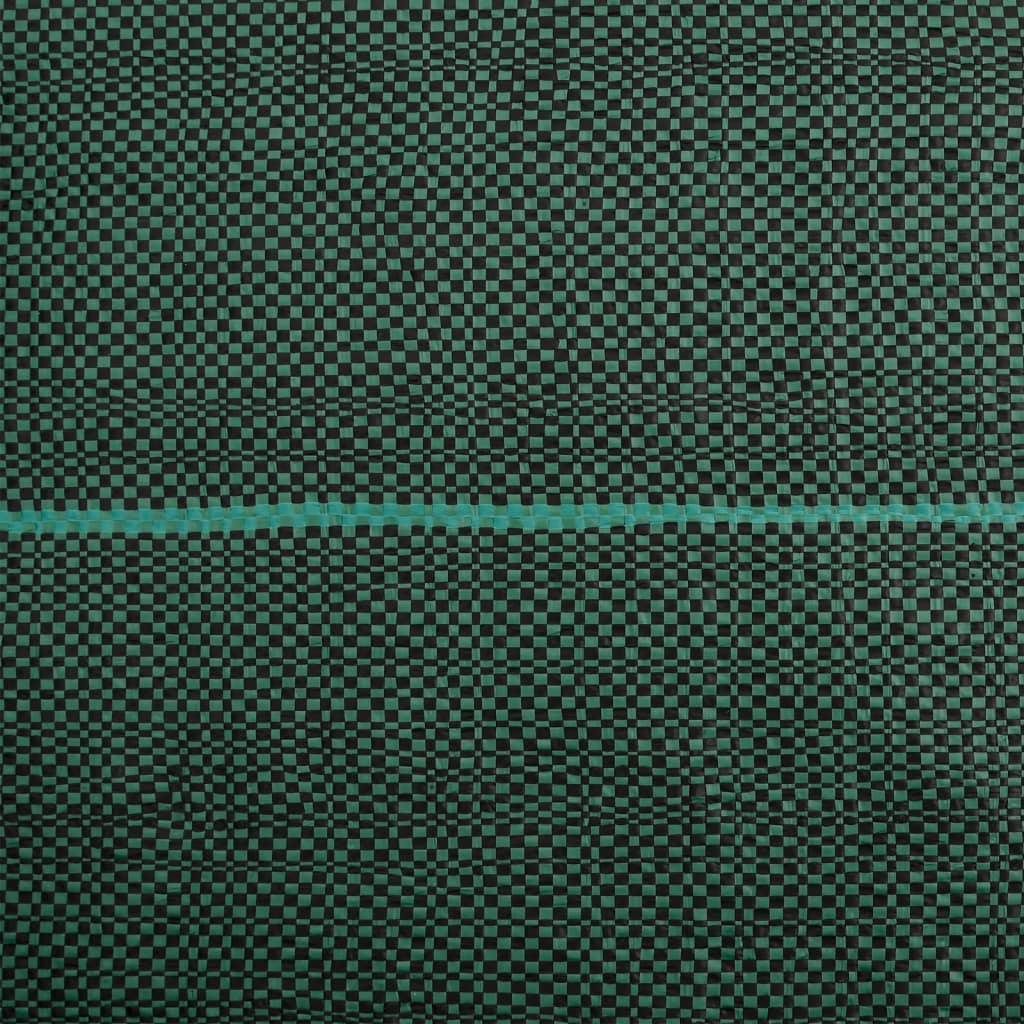 vidaXL Membrană antiburuieni, verde, 2x25 m, PP vidaXL Membrană antiburuieni, verde, 2x25 m, PP