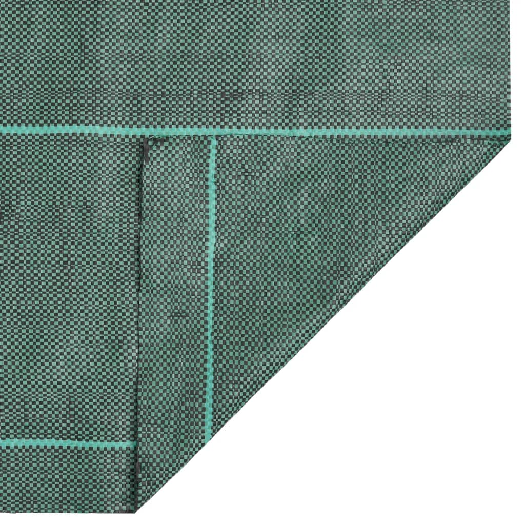 vidaXL Membrană antiburuieni, verde, 2x50 m, PP