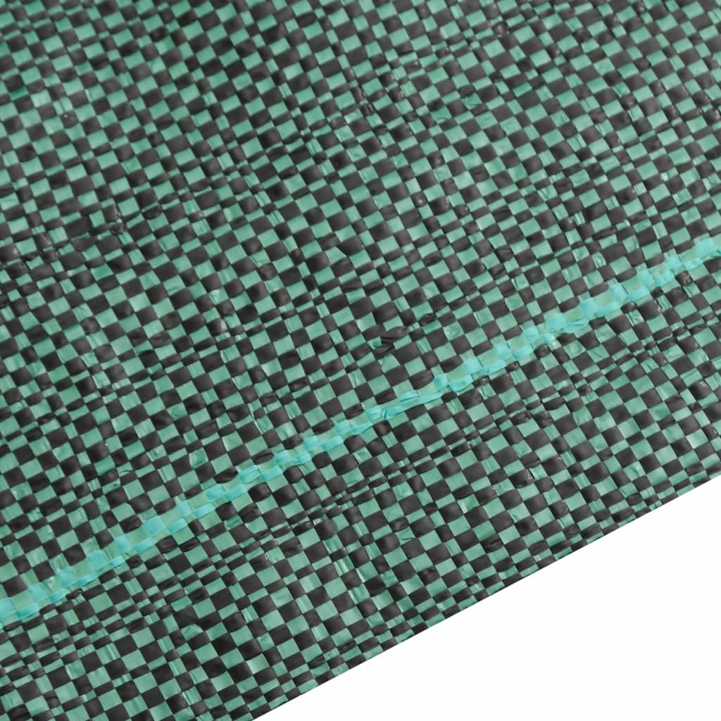 vidaXL Membrană antiburuieni, verde, 2x50 m, PP