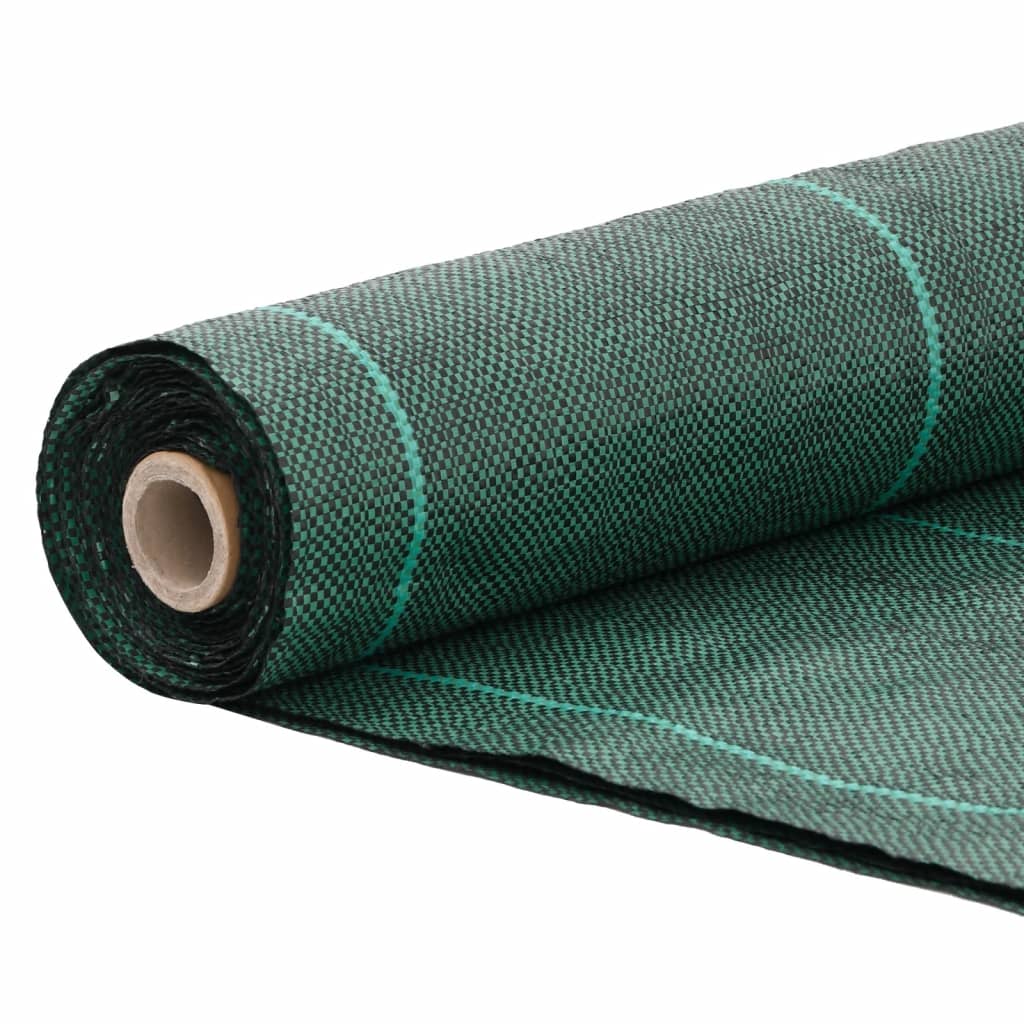 vidaXL Membrană antiburuieni, verde, 2x100 m, PP vidaXL Membrană antiburuieni, verde, 2x100 m, PP