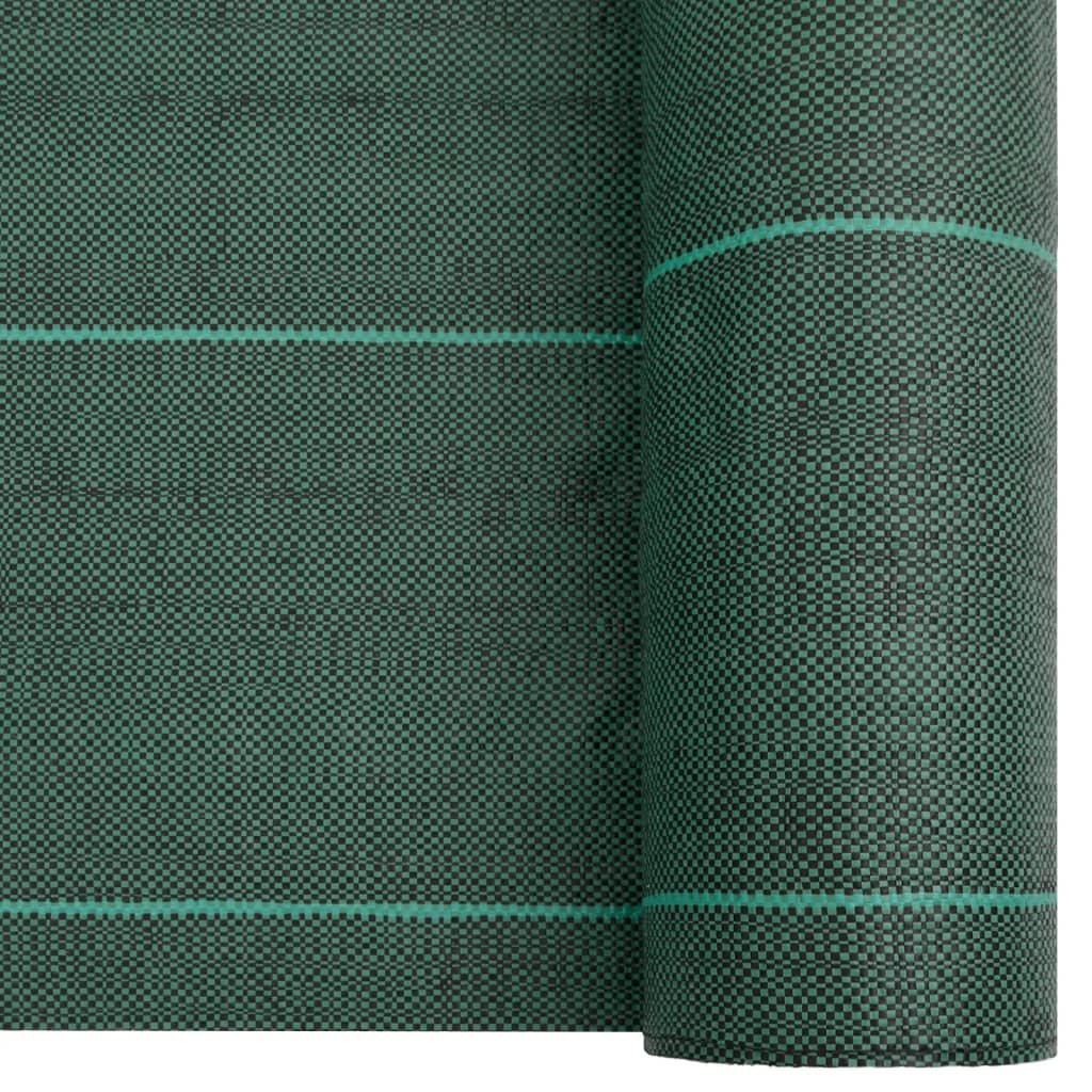vidaXL Membrană antiburuieni, verde, 4x100 m, PP vidaXL Membrană antiburuieni, verde, 4x100 m, PP